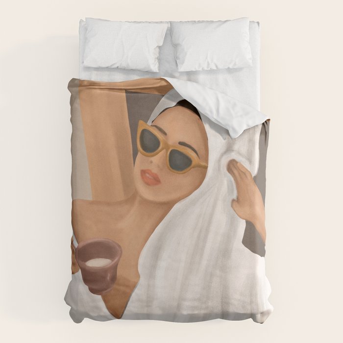 Morning Coffee Duvet Cover Gallery Image 1