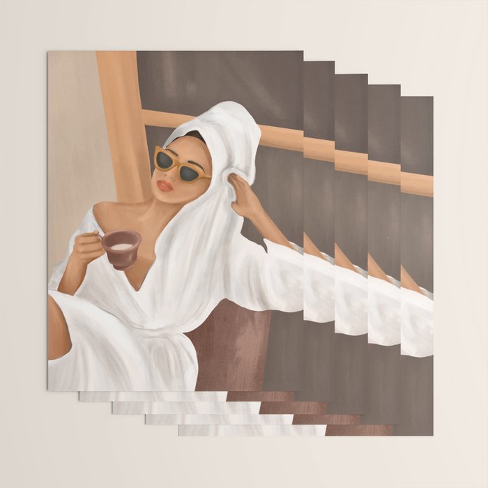 Morning Coffee Wrapping Paper Gallery Image 3