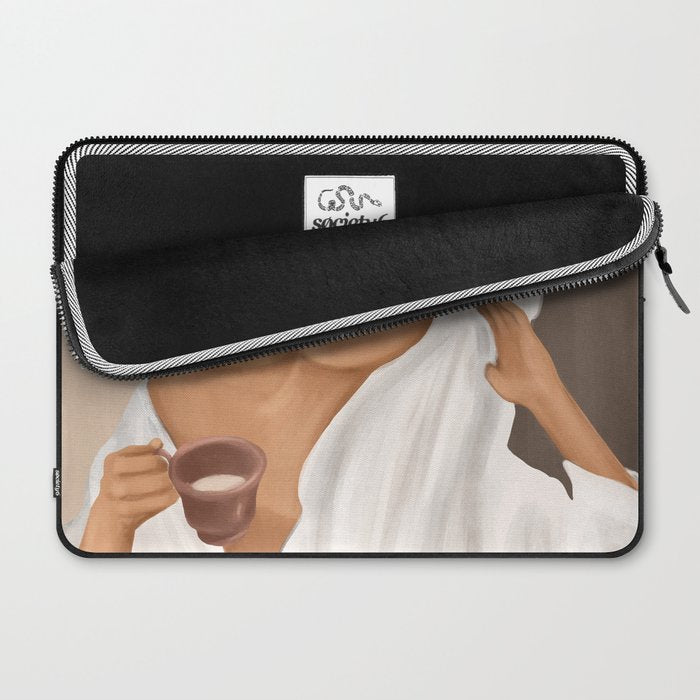 Morning Coffee Laptop Sleeve Gallery Image 2