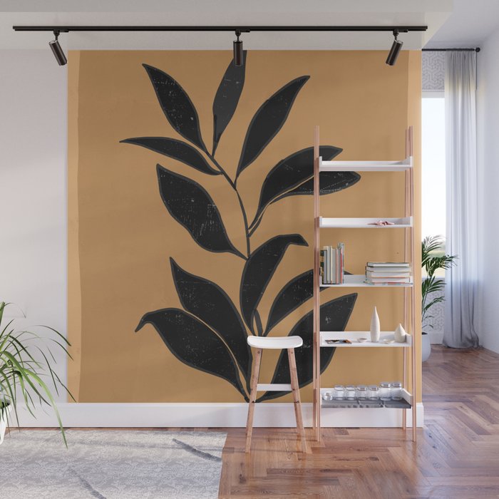Abstract Art /Minimal Plant 79 Wall Mural Gallery Image 1