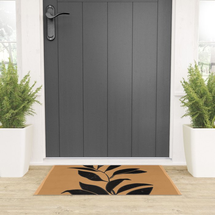 Abstract Art /Minimal Plant 79 Welcome Mat Gallery Image 3
