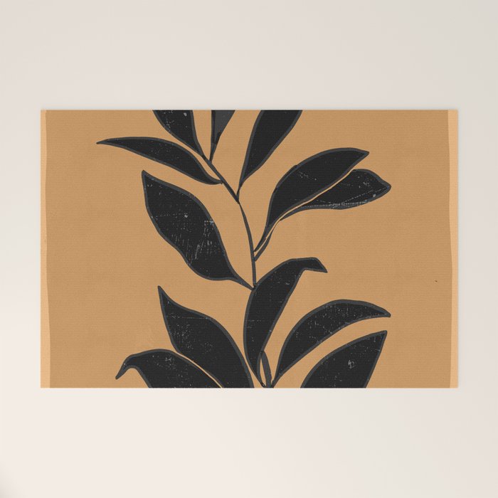 Abstract Art /Minimal Plant 79 Welcome Mat Gallery Image 1