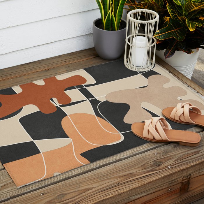 Organic Rhythms 9 Outdoor Rug Gallery Image 2