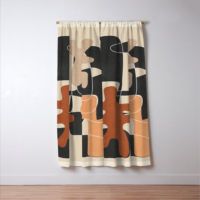 Organic Rhythms 9 Window Curtain Gallery Image 3