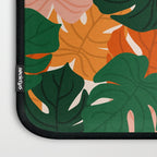 Vibrant Monstera Leaf Pattern Laptop Sleeve Gallery Image 3