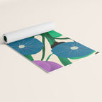 Blue Petunia Study Yoga Mat Gallery Image 2