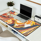 Retro marble #4 Desk Mat Gallery Image 2