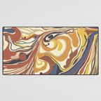 Retro marble #4 Desk Mat Gallery Image 3