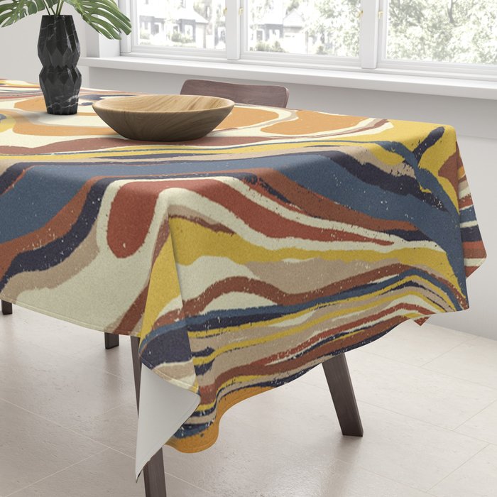 Retro marble #4 Tablecloth Gallery Image 3