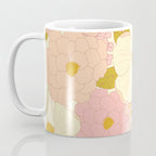 Pink Pastel Vintage Floral Pattern Coffee Mug Gallery Image 3