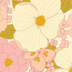 Pink Pastel Vintage Floral Pattern Coffee Mug Gallery Image 2