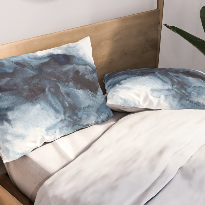 Indigo Depths No. 1 Pillow Sham Gallery Image 2