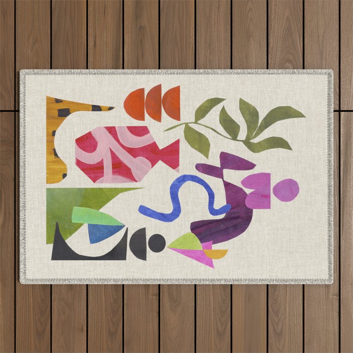 Afternoon Bloom Outdoor Rug Gallery Image 1