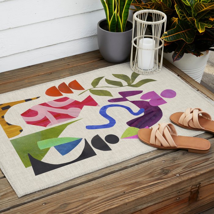 Afternoon Bloom Outdoor Rug Gallery Image 2