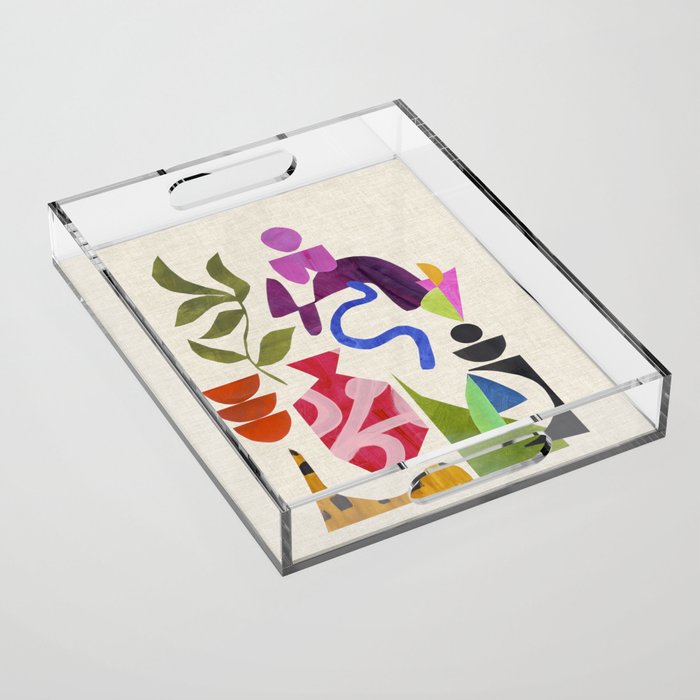 Afternoon Bloom Acrylic Tray Gallery Image 1