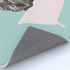 Baby Elephant in Bathtub Rug Gallery Image 4