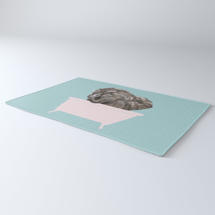 Baby Elephant in Bathtub Rug Gallery Image 3