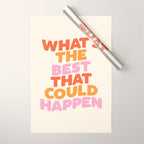 What's The Best That Could Happen Wrapping Paper Gallery Image 1