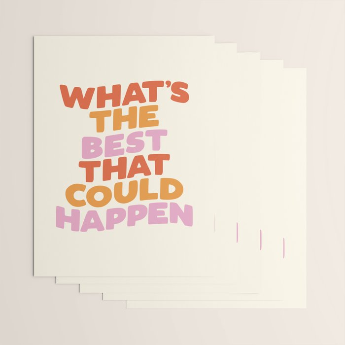 What's The Best That Could Happen Wrapping Paper Gallery Image 3