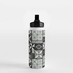 UrbanNesian Grey Maluelue Siapo and Tatau Water Bottle Gallery Image 2