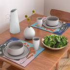 Retro minimal flower V Placemat Gallery Image 2