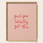 Girl, you totally got this Serving Tray Gallery Image 1
