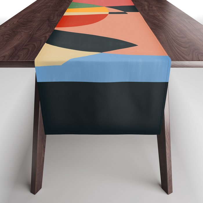 Geometric Abstraction 132 Table Runner Gallery Image 1