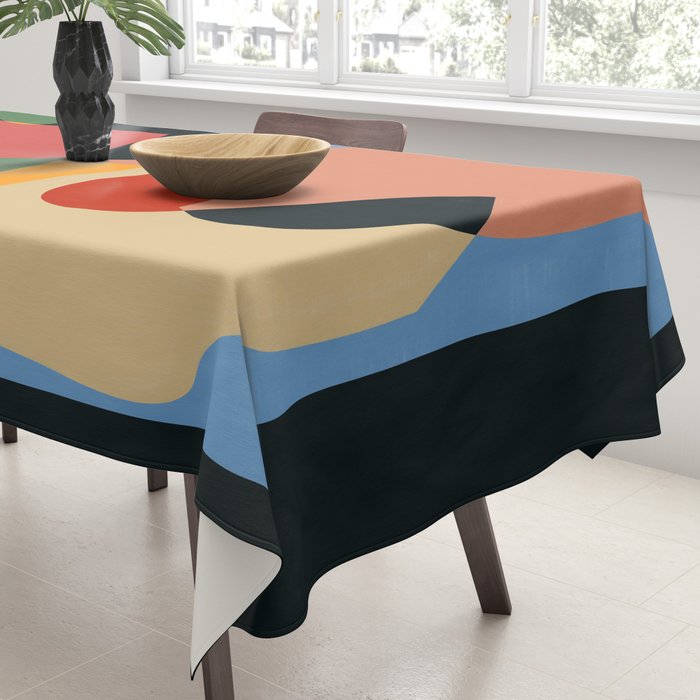 Geometric Abstraction 132 Tablecloth Gallery Image 3