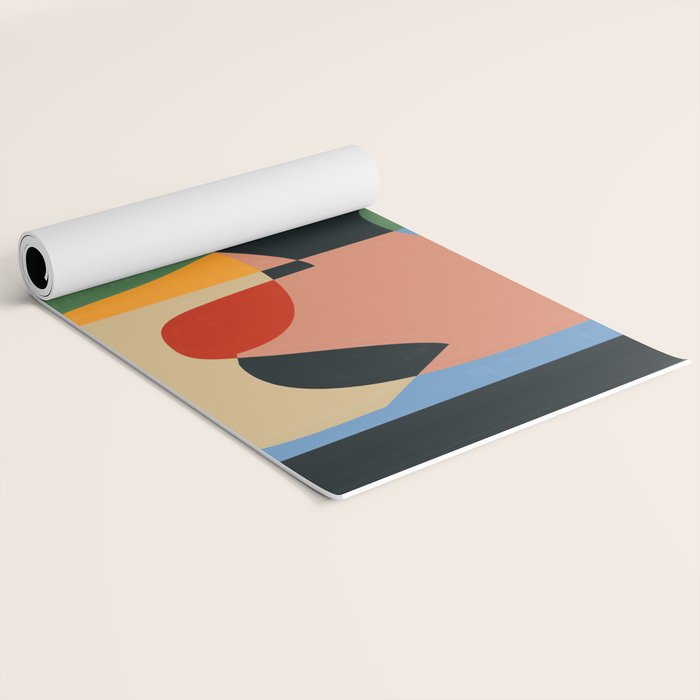 Geometric Abstraction 132 Yoga Mat Gallery Image 2