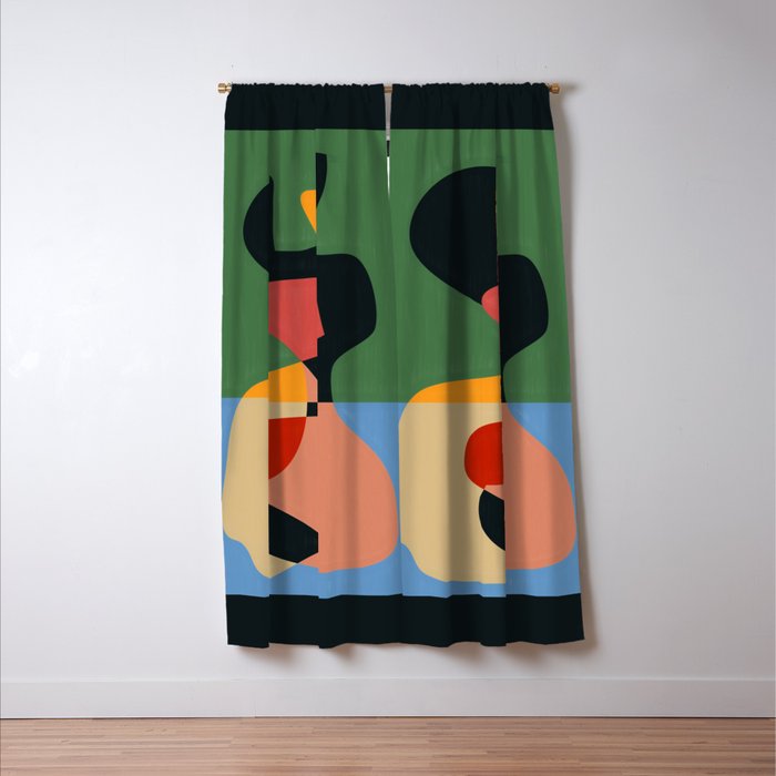 Geometric Abstraction 132 Window Curtain Gallery Image 3