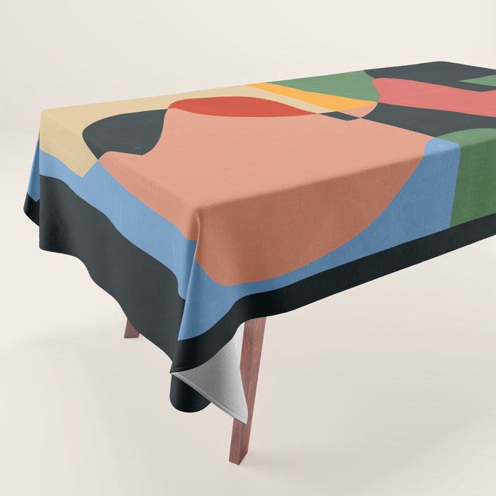 Geometric Abstraction 132 Tablecloth Gallery Image 1