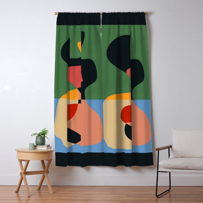 Geometric Abstraction 132 Window Curtain Gallery Image 5