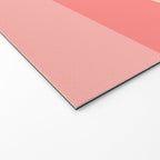 Blush Pink Minimalist Solid Color Block Stripes Welcome Mat Gallery Image 2