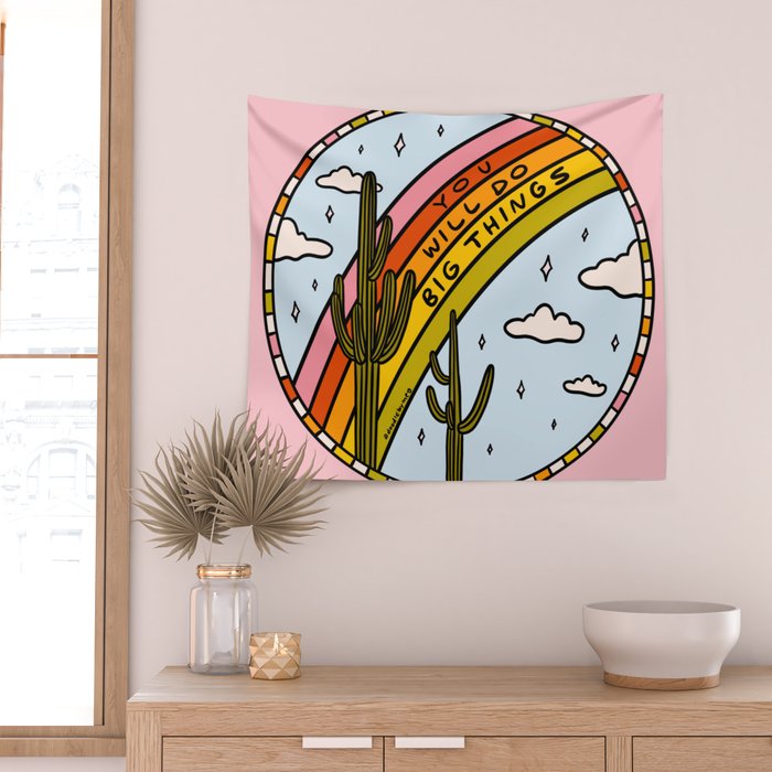 You Will Do Big Things Wall Tapestry Gallery Image 2