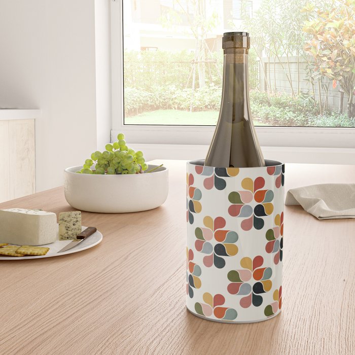 Retro geometry pattern Wine Chiller Gallery Image 4