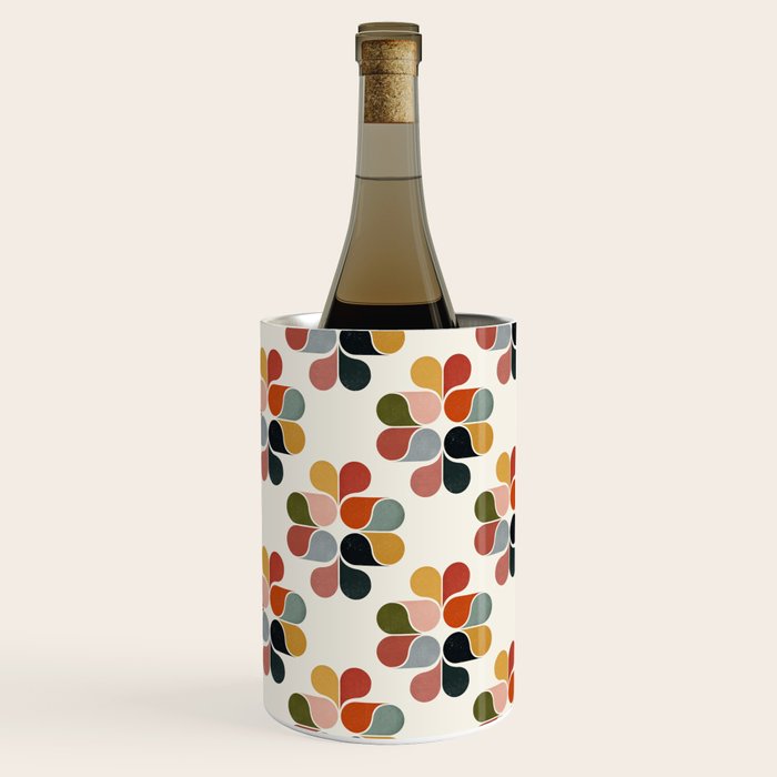 Retro geometry pattern Wine Chiller Gallery Image 1