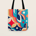 Ocean Waves Tote Bag Gallery Image 1