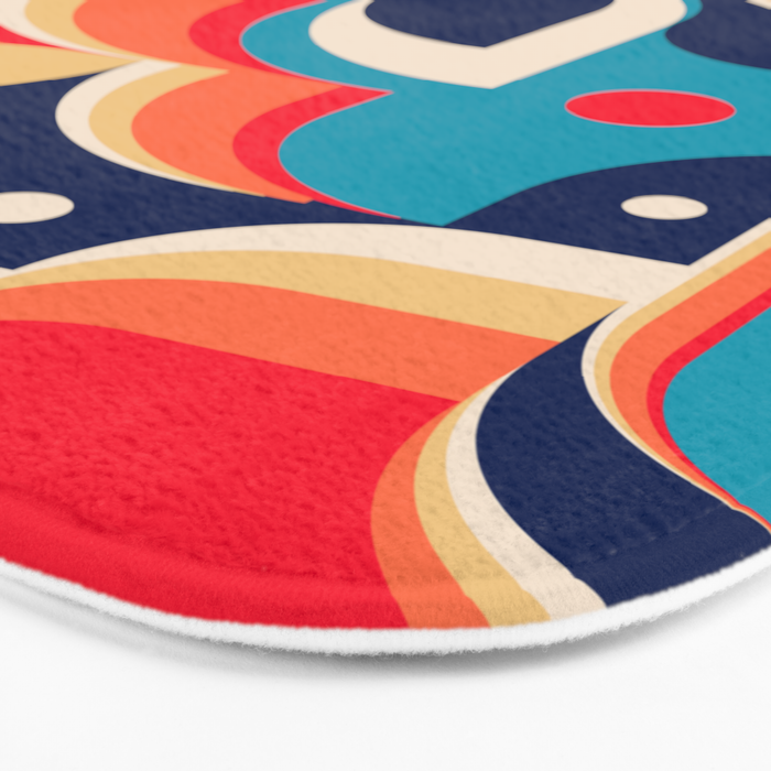 Ocean Waves Bath Mat Gallery Image 3