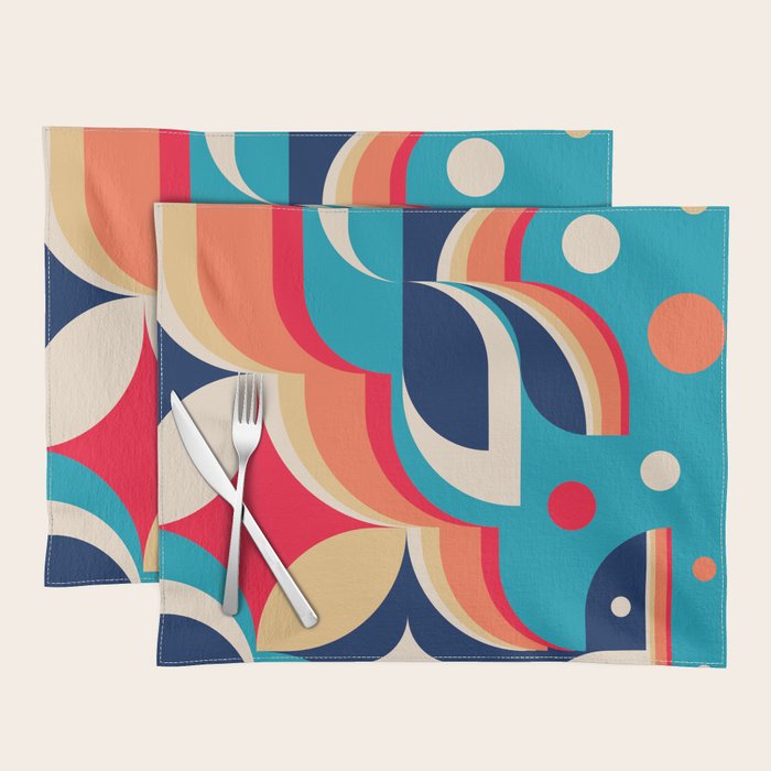 Ocean Waves Placemat Gallery Image 1