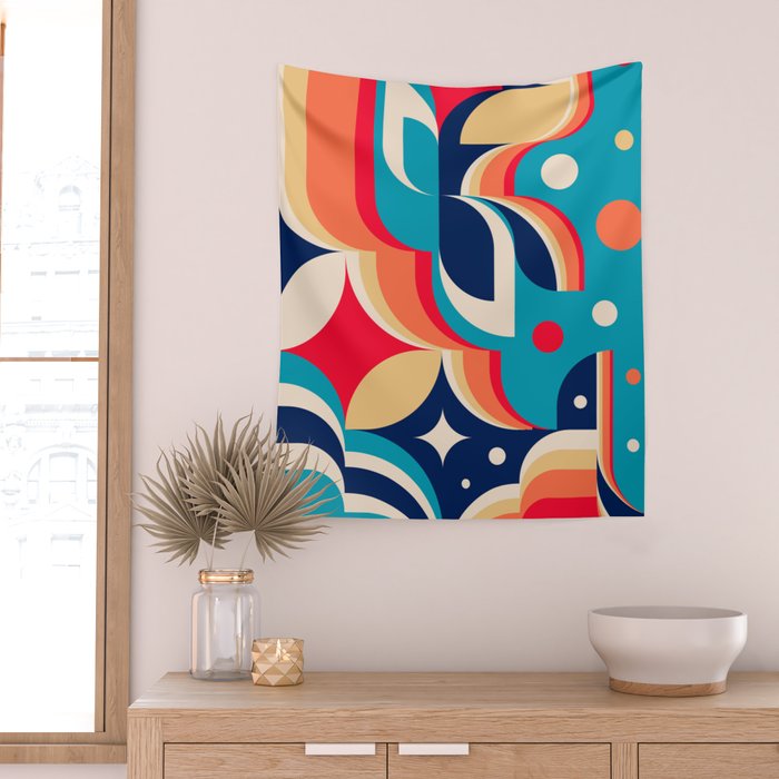 Ocean Waves Wall Tapestry Gallery Image 2