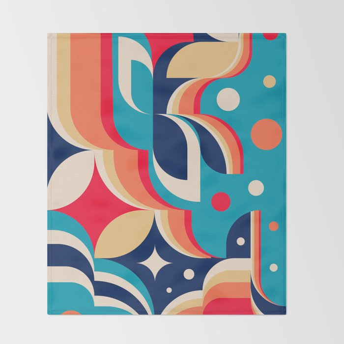 Ocean Waves Throw Blanket Gallery Image 2