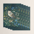 Barn Owl Forest Wrapping Paper Gallery Image 3