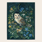 Barn Owl Forest Poster Gallery Image 4