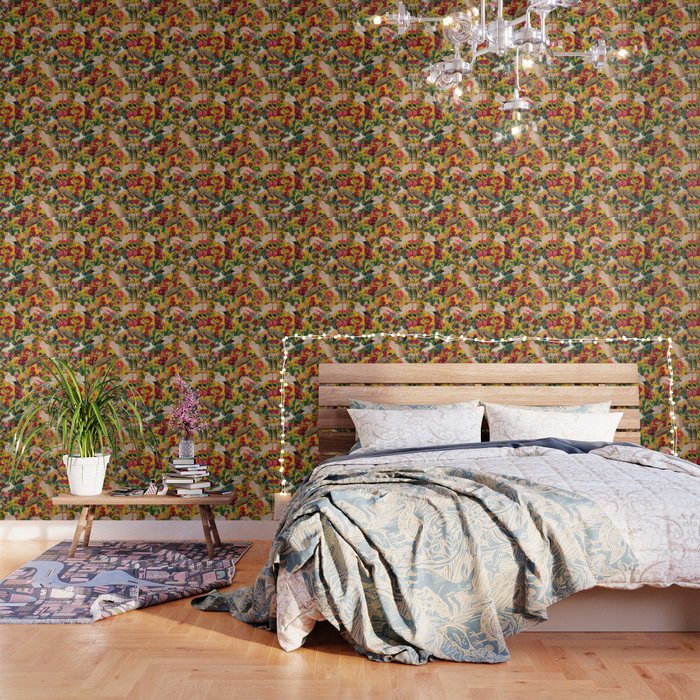 FLORAL AND BIRDS XVIII Wallpaper Gallery Image 1
