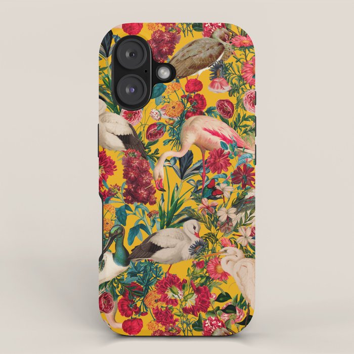 FLORAL AND BIRDS XVIII iPhone Case Gallery Image 1