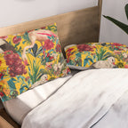 FLORAL AND BIRDS XVIII Pillow Sham Gallery Image 2