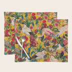 FLORAL AND BIRDS XVIII Placemat Gallery Image 1