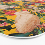 FLORAL AND BIRDS XVIII Bath Mat Gallery Image 3