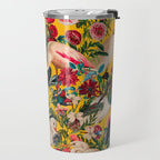 FLORAL AND BIRDS XVIII Travel Mug Gallery Image 2