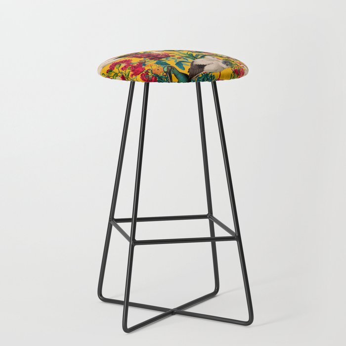 FLORAL AND BIRDS XVIII Stool Gallery Image 1